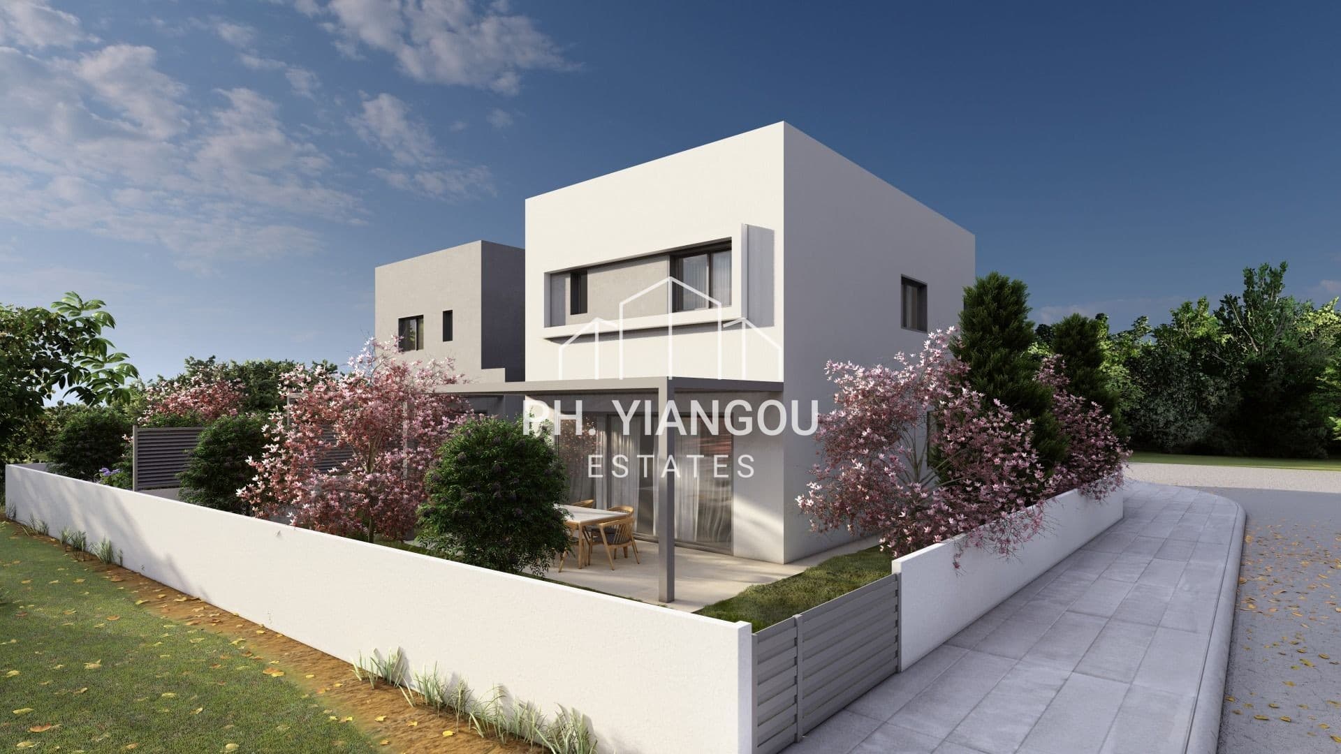 Under construction 3 Bedroom Semi-Detached House for Sale in Latsia - Agios Georgios